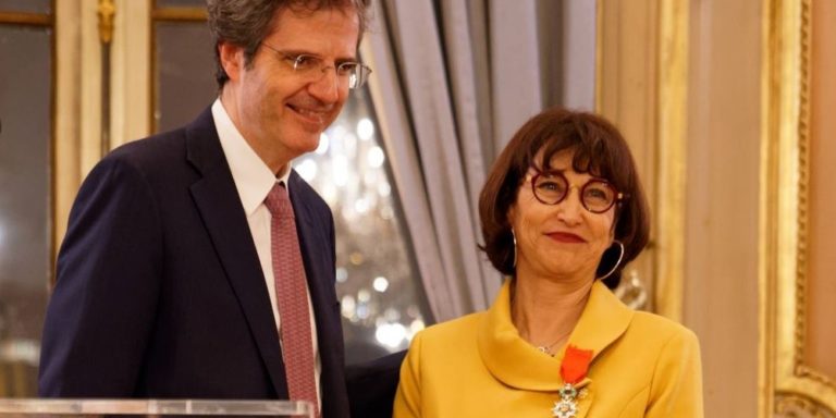 Martine Combemale received the Légion d'Honneur