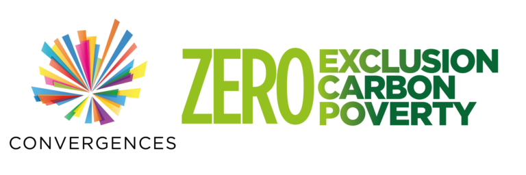Affiche Forum Zero Exclusion, Zero Carbon, Zero Pauvreté